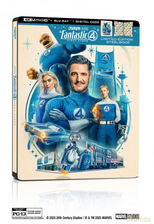 The Fantastic Four: First Steps (Fantastyczna 4: Pierwsze kroki) (steelbook) [Blu-Ray 4K]+[Blu-Ray]