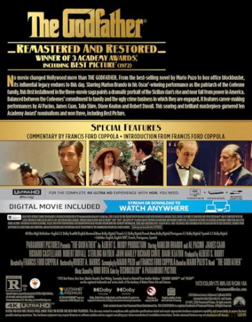 The Godfather (Steelbook) [DVD]