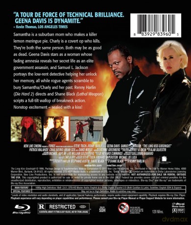 The Long Kiss Goodnight (Długi pocałunek na dobranoc) [Blu-Ray]
