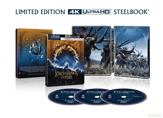 The Lord of the Rings: The Return of the King (Steelbook) [DVD]