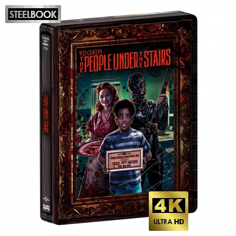 The People Under the Stairs (W mroku pod schodami) (steelbook) [Blu-Ray 4K]+[Blu-Ray]