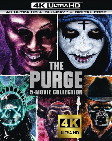 The Purge: 5-Movie Collection - 4K Ultra HD + Blu-ray + Digital [Blu-Ray 4K]