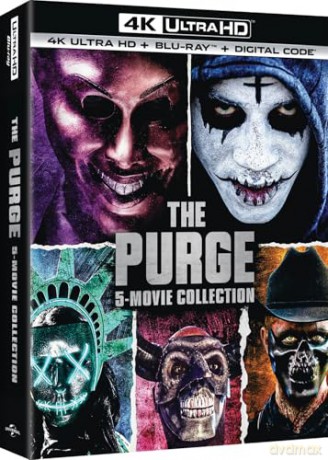 The Purge: 5-Movie Collection - 4K Ultra HD + Blu-ray + Digital [Blu-Ray 4K]