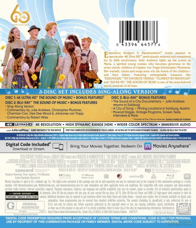 The Sound of Music (Dźwięki muzyki) [Blu-Ray 4K]+[Blu-Ray]