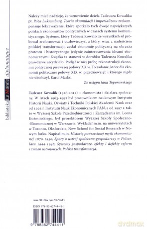 Róża Luksemburg. Teoria Akumulacji I Imperializmu - Kowalik Tadeusz [KSIĄŻKA]