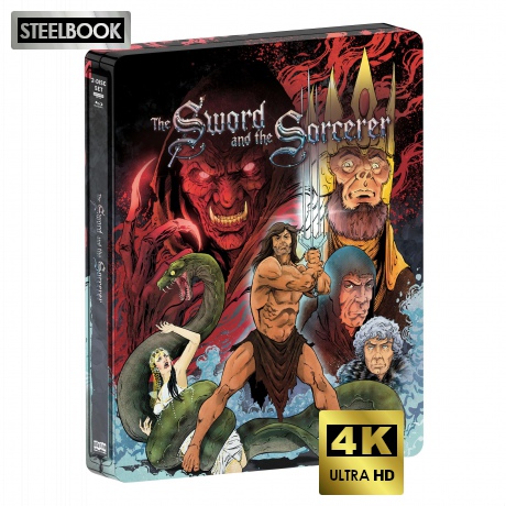 The Sword and the Sorcerer (Miecz i czarnoksiężnik) (steelbook) [Blu-Ray 4K]+[Blu-Ray]