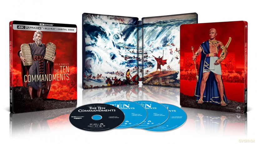 The Ten Commandments (Steelbook) [DVD]