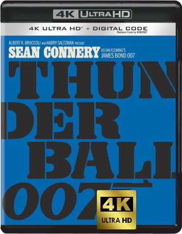 007 James Bond Thunderball (Operacja Piorun) [Blu-Ray 4K]
