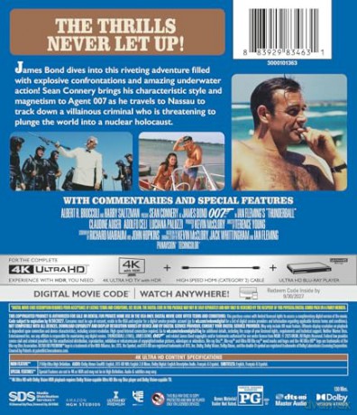 007 James Bond Thunderball (Operacja Piorun) [Blu-Ray 4K]