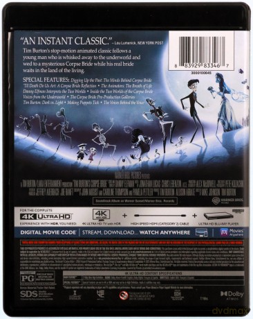 Tim Burton's Corpse Bride (Gnijąca panna młoda) [Blu-Ray 4K]