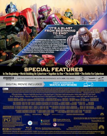 Transformers One (Steelbook) [DVD]