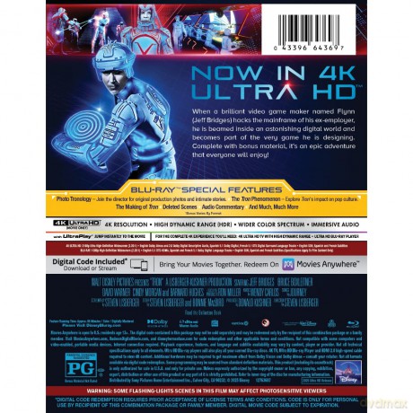Tron (steelbook) [Blu-Ray 4K]+[Blu-Ray]