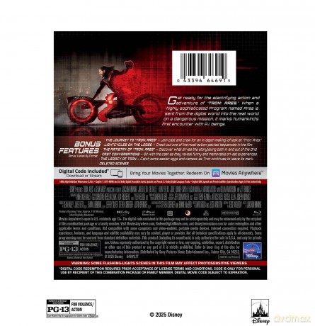 Tron: Ares [Blu-Ray]