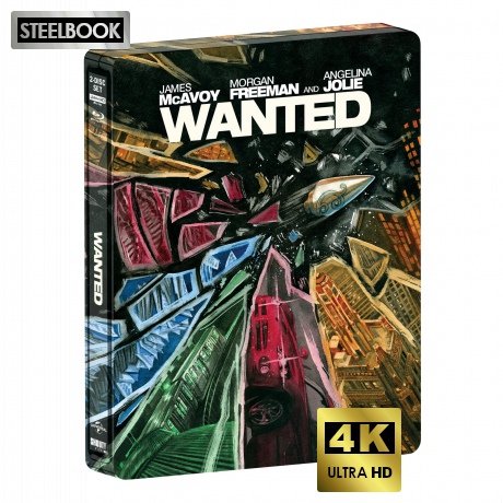 Wanted (Wanted: Ścigani) (steelbook) [Blu-Ray 4K]+[Blu-Ray]