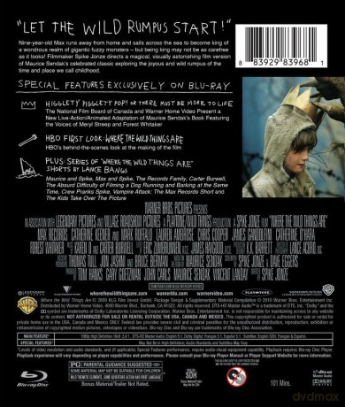 Where the Wild Things Are (Gdzie mieszkają dzikie stwory) [Blu-Ray]