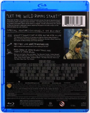 Where the Wild Things Are (Gdzie mieszkają dzikie stwory) [Blu-Ray]