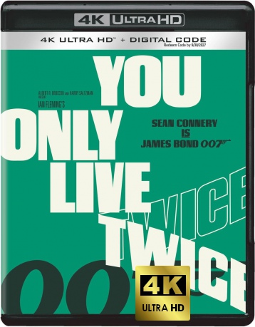 007 James Bond You Only Live Twice (Żyje się tylko dwa razy) [Blu-Ray 4K]