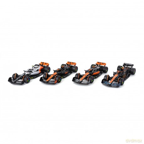 Bburago Model 1:43 zestaw Bolidów F1 #4 Lando Norris Mclaren MCL36 MCL60 18-38096