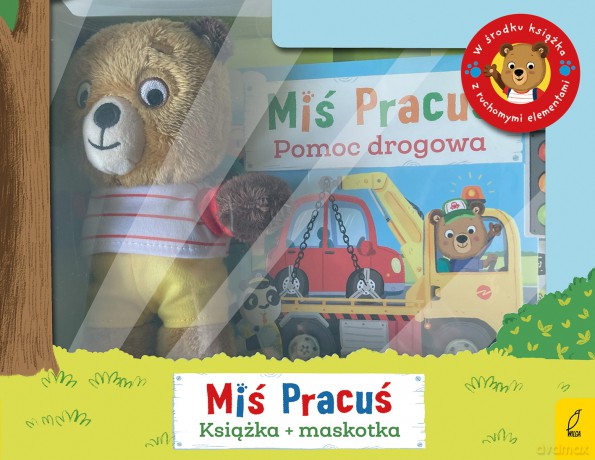 Miś Pracuś. Pomoc drogowa + maskotka - Benji Davies