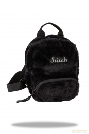 Plecak dziecięcy Disney Fluffy Stitch czarny