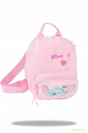 Plecak dziecięcy Disney Fluffy Stitch różowy