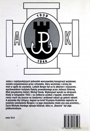 Ludwik Berger - Twórca Pułku Ak "Baszta" - Dunin-Wąsowicz Krzysztof [KSIĄŻKA]