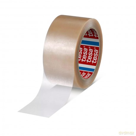 Taśma pakowa Tesa PCV do ciężkich kartonów transparentna 66mx50mm