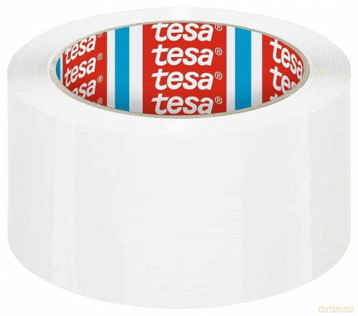 Taśma pakowa Tesapack Standard Solvent biała 66mx48mm