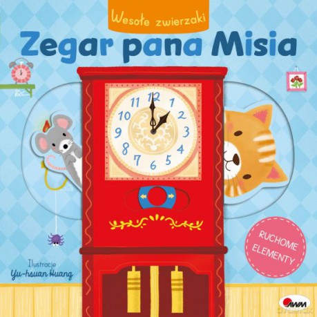 Zegar pana Misia. Wesołe zwierzaki - Natalia Kawałko - Dzikowska