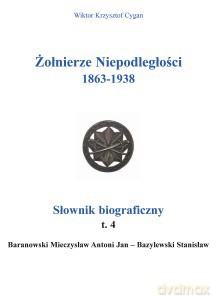 Żołnierze Niepodległości 1863-1938 Słownik Biograficzny Tom 4 - Cygan Wiktor Krzysztof [KSIĄŻKA]