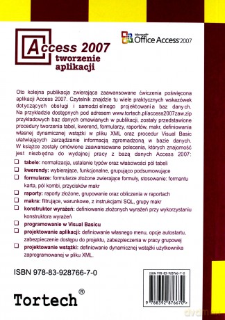 Access 2007 Tworzenie Aplikacji - Tor Andrzej [KSIĄŻKA]