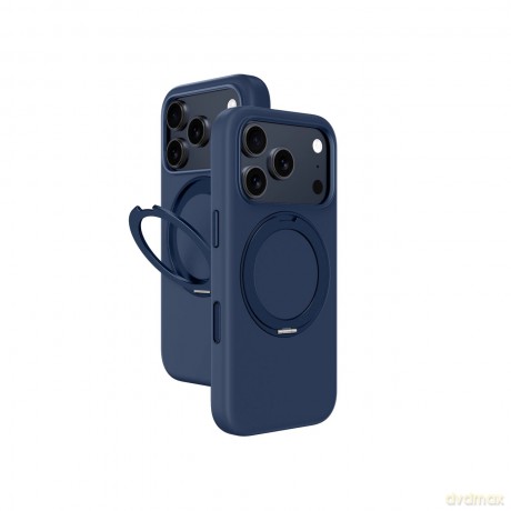 Etui AMAZINGTHING Cloudie na iPhone 17 Pro Max z podstawką - niebieskie