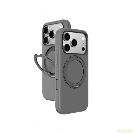 Etui AMAZINGTHING Cloudie na iPhone 17 Pro Max z podstawką - szare