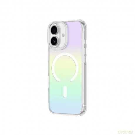 Etui AMAZINGTHING Minimal Mag na iPhone 17 kompatybilne z MagSafe tęczowe - wielokolorowe