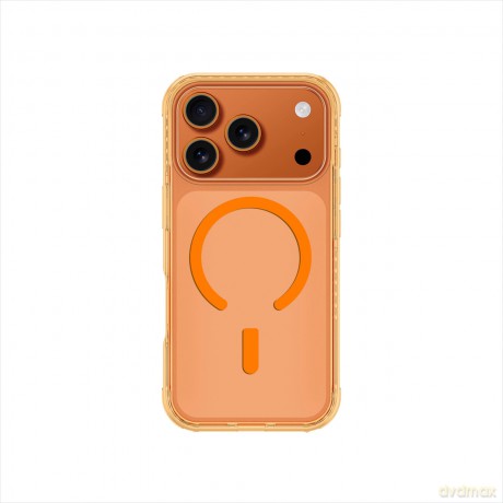 Etui AMAZINGTHING Titan Pro na iPhone 17 Pro Max kompatybilne z MagSafe - pomarańczowe