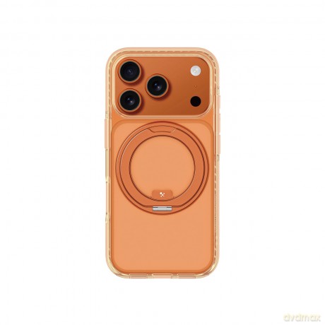 Etui AMAZINGTHING Titan Pro Spin na iPhone 17 Pro kompatybilne z MagSafe - pomarańczowe