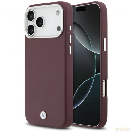 Etui BMW Sign Full Wrapped Metal MagSafe na iPhone 17 Pro Max - czerwone