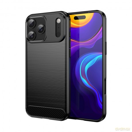 Etui Carbon Case na iPhone 17 Pro - czarne