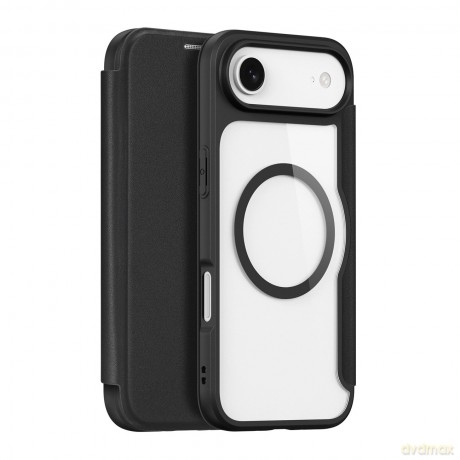 Etui Dux Ducis Skin X Pro na iPhone 17 Air z portfelem, kompatybilne z MagSafe - czarne