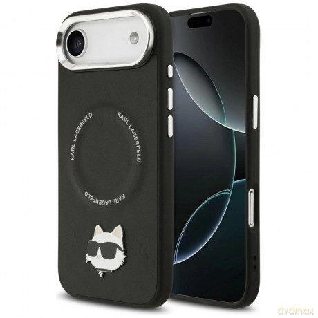 Etui Karl Lagerfeld Choupette Pin MagSafe do iPhone Air czarne