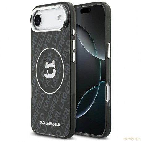 Etui Karl Lagerfeld IML Choupette Head Logo MagSafe na iPhone Air - czarne