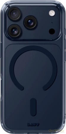 Etui Laut Crystal Fluro MagSafe na iPhone 17 Pro - przezroczysto-granatowe