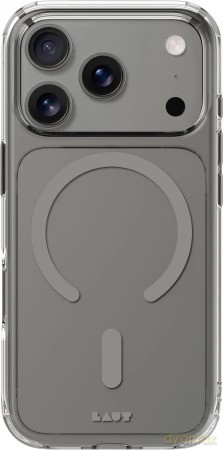 Etui Laut Crystal Fluro MagSafe na iPhone 17 Pro Max - przezroczysto-szare