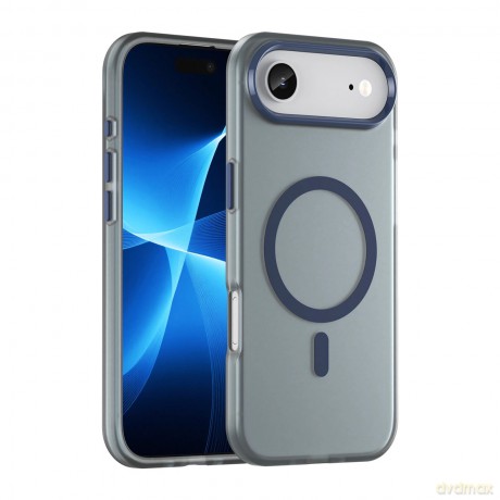 Etui Magnetic Abrasive na iPhone 17 Air kompatybilne z MagSafe - matowe niebieskie