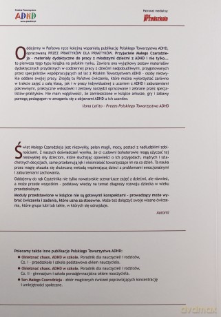 Przyjaciele Małego Czarodzieja Materiały Dydaktyczne Dla Nauczycieli Dzieci Z Adhd I Nie Tylko - Agnieszka Janiec, Jadwiga Graczyk-Waligóra, Magdalena Grubich [KSIĄŻKA]