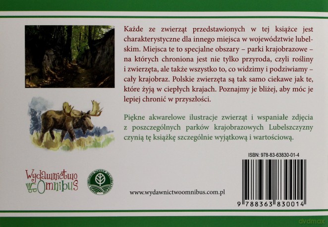 Zwierzęta Parków Krajobrazowych Lubelszczyzny - Łapiński Paweł [KSIĄŻKA]