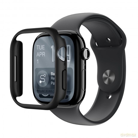Etui ochronne AMAZINGTHING Minimal na Apple Watch Series 11 46mm - czarne