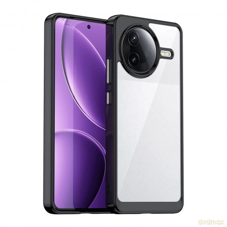 Etui Outer Space Case z żelową ramką na Xiaomi Poco F7 Ultra - czarne