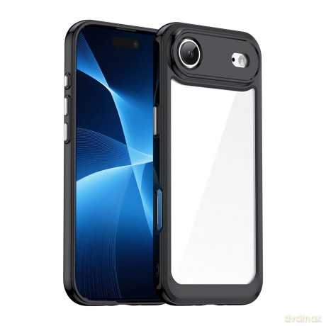 Etui Outer Space na iPhone 17 Air - czarne przezroczyste