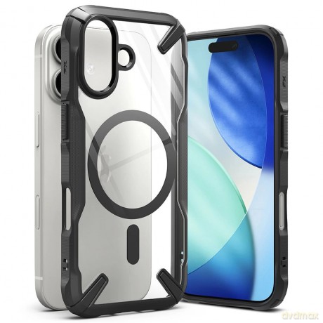 Etui Ringke Fusion X Magnetic MagSafe na iPhone 17 - czarne